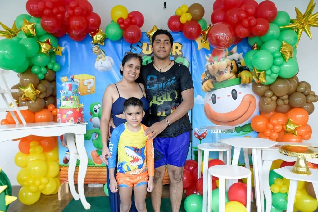 Cumple de Carlos — en la piscina
